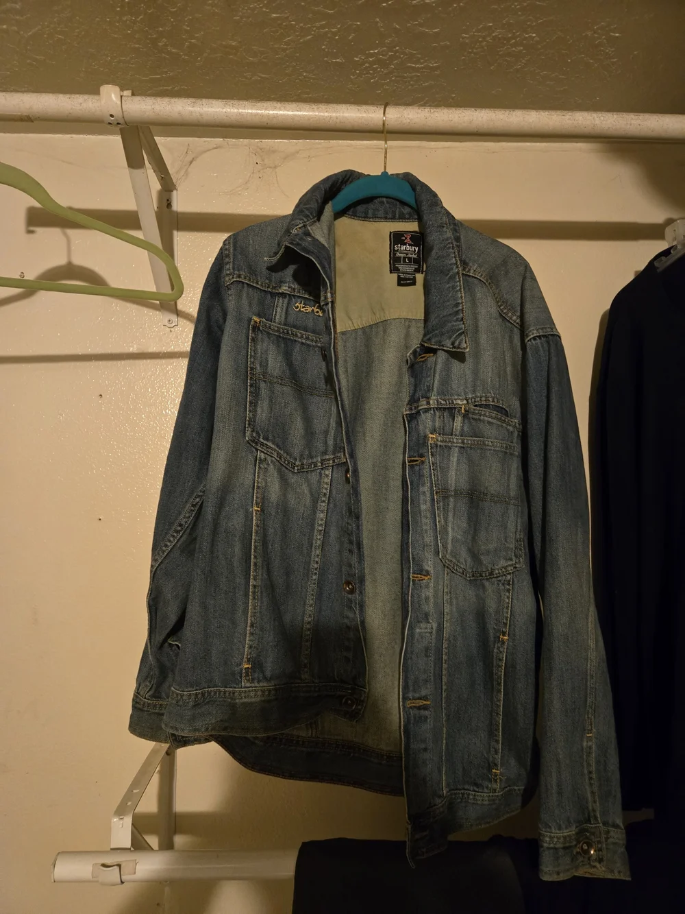 Starbury by Stephon Marbury Vintage Denim Jacket Medium Wash Trucker